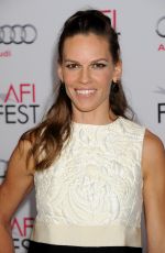 HILARY SWANK at The Homesman premiere at AFI Fest in Hollywood