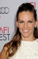 HILARY SWANK at The Homesman premiere at AFI Fest in Hollywood