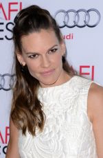 HILARY SWANK at The Homesman premiere at AFI Fest in Hollywood