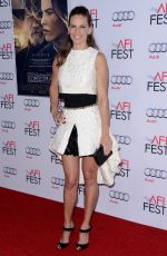 HILARY SWANK at The Homesman premiere at AFI Fest in Hollywood