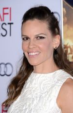 HILARY SWANK at The Homesman premiere at AFI Fest in Hollywood