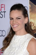 HILARY SWANK at The Homesman premiere at AFI Fest in Hollywood