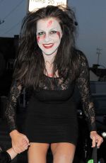 IMOGEN THOMAS at a Halloween Party