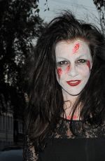 IMOGEN THOMAS at a Halloween Party