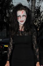 IMOGEN THOMAS at a Halloween Party