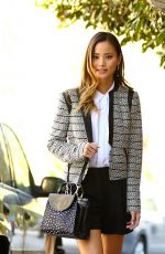 JAMIE CHUNG in Short Skirt Out in Los Angeles