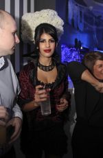 JASMIN WALIA at a Halloween Party