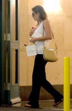JENNIFER ANISTON Leaves Carasoin Day Spa and Skin Clinic in Los Angeles