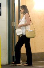 JENNIFER ANISTON Leaves Carasoin Day Spa and Skin Clinic in Los Angeles