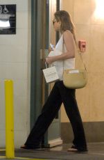 JENNIFER ANISTON Leaves Carasoin Day Spa and Skin Clinic in Los Angeles