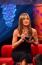 JENNIFER ANISTON on The Graham Norton Show in London