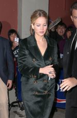 JENNIFER LAWRENCE Arrives at The Colbert Report in New York