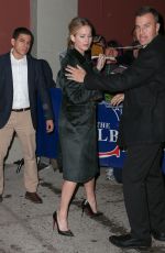 JENNIFER LAWRENCE Arrives at The Colbert Report in New York