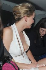 JENNIFER LAWRENCE Arrives at The Hunger Games: Mockingjay Part 1 After Party