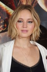 JENNIFER LAWRENCE at The Hunger Games: Mockingjay Part 1 Photocall in London
