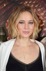 JENNIFER LAWRENCE at The Hunger Games: Mockingjay Part 1 Photocall in London