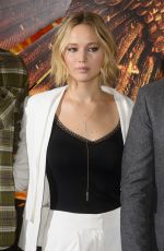 JENNIFER LAWRENCE at The Hunger Games: Mockingjay Part 1 Photocall in London