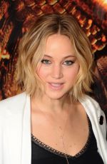 JENNIFER LAWRENCE at The Hunger Games: Mockingjay Part 1 Photocall in London