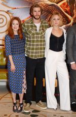 JENNIFER LAWRENCE at The Hunger Games: Mockingjay Part 1 Photocall in London