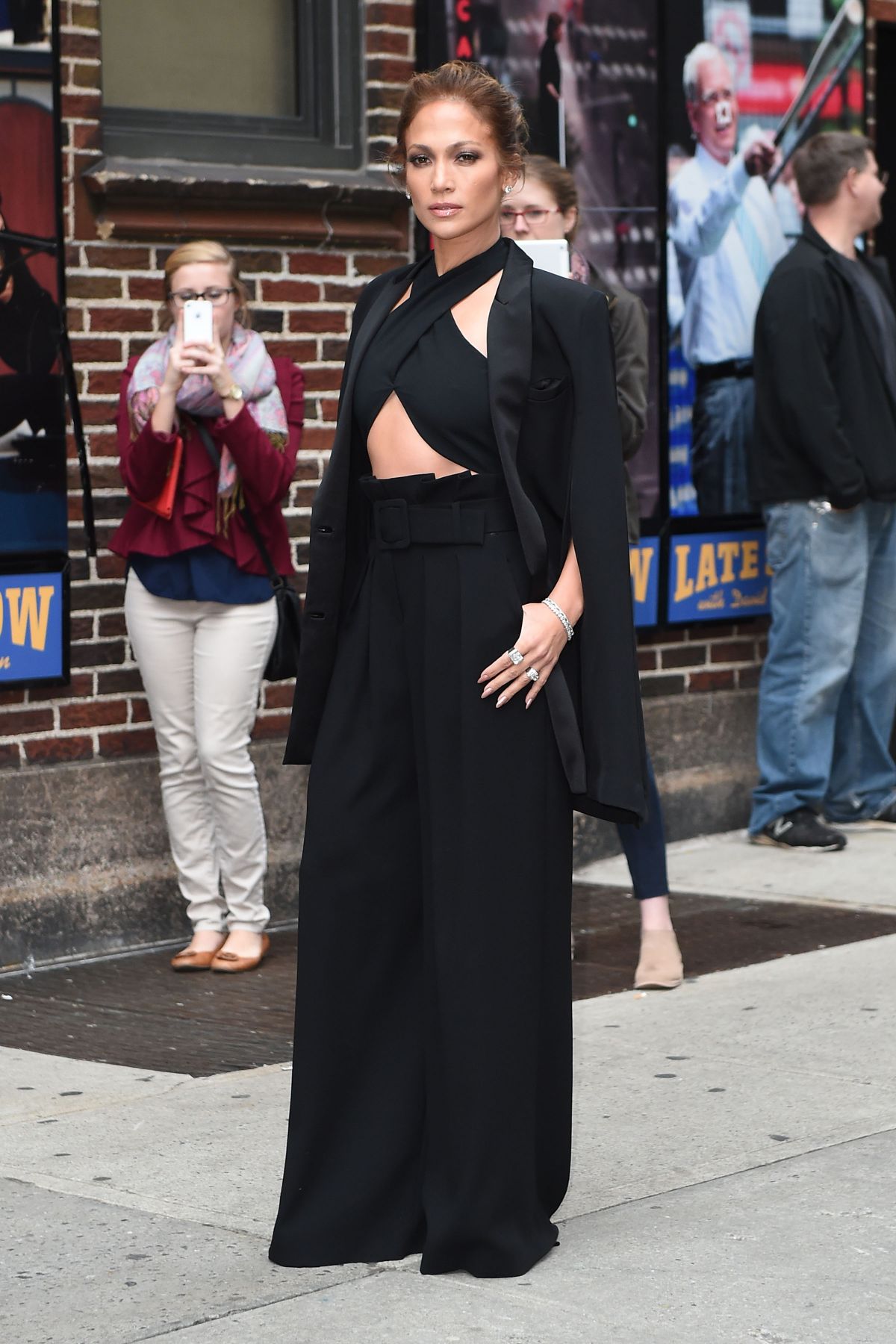 JENNIFER LOPEZ Arrives at The Late Show with David Letterman in New ...