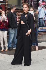 JENNIFER LOPEZ Arrives at The Late Show with David Letterman in New York