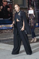 JENNIFER LOPEZ Arrives at The Late Show with David Letterman in New York