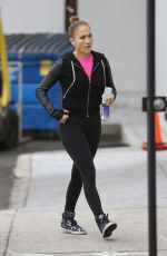 JENNIFER LOPEZ in Tights Out and About in Los Angeles 2011