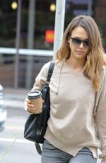 JESSICA ALBA Out and About in Santa Monica 3110