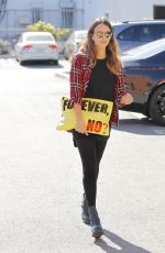 JESSICA ALBA Out Shopping in Santa Monica 0611