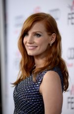 JESSICA CHASTAIN at Afi Fest 2014 Opening Night Gala in Hollywood