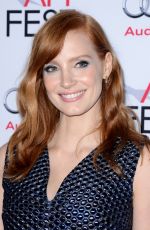 JESSICA CHASTAIN at Afi Fest 2014 Opening Night Gala in Hollywood