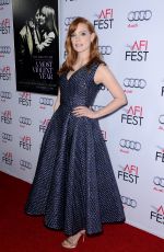 JESSICA CHASTAIN at Afi Fest 2014 Opening Night Gala in Hollywood