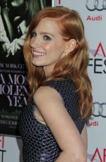 JESSICA CHASTAIN at Afi Fest 2014 Opening Night Gala in Hollywood