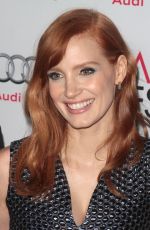 JESSICA CHASTAIN at Afi Fest 2014 Opening Night Gala in Hollywood
