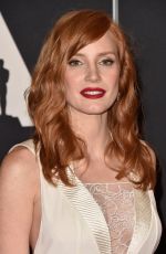 JESSICA CHASTAIN at AMPAS 2014 Governor’s Awards in Hollywood