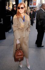 JESSICA CHASTAIN at Good Morning America in New York 0311