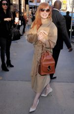 JESSICA CHASTAIN at Good Morning America in New York 0311