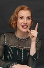 JESSICA CHASTAIN at Interstella Press Conference in Beverly Hills