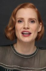 JESSICA CHASTAIN at Interstella Press Conference in Beverly Hills
