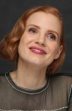 JESSICA CHASTAIN at Interstella Press Conference in Beverly Hills