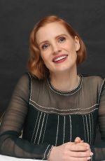 JESSICA CHASTAIN at Interstella Press Conference in Beverly Hills