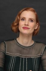 JESSICA CHASTAIN at Interstella Press Conference in Beverly Hills