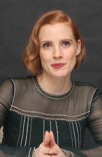 JESSICA CHASTAIN at Interstella Press Conference in Beverly Hills