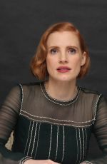 JESSICA CHASTAIN at Interstella Press Conference in Beverly Hills