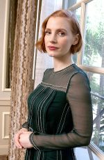 JESSICA CHASTAIN at Interstella Press Conference in Beverly Hills