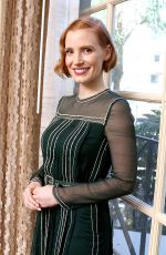 JESSICA CHASTAIN at Interstella Press Conference in Beverly Hills