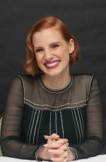 JESSICA CHASTAIN at Interstella Press Conference in Beverly Hills
