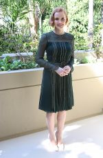 JESSICA CHASTAIN at Interstella Press Conference in Beverly Hills