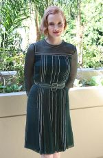 JESSICA CHASTAIN at Interstella Press Conference in Beverly Hills