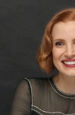 JESSICA CHASTAIN at Interstella Press Conference in Beverly Hills